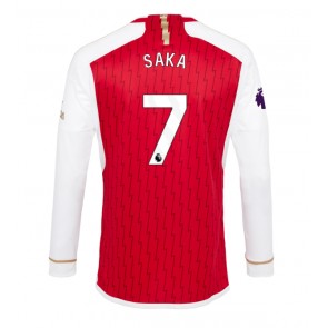 Arsenal Bukayo Saka #7 Replika Hjemmebanetrøje 2023-24 Langærmet